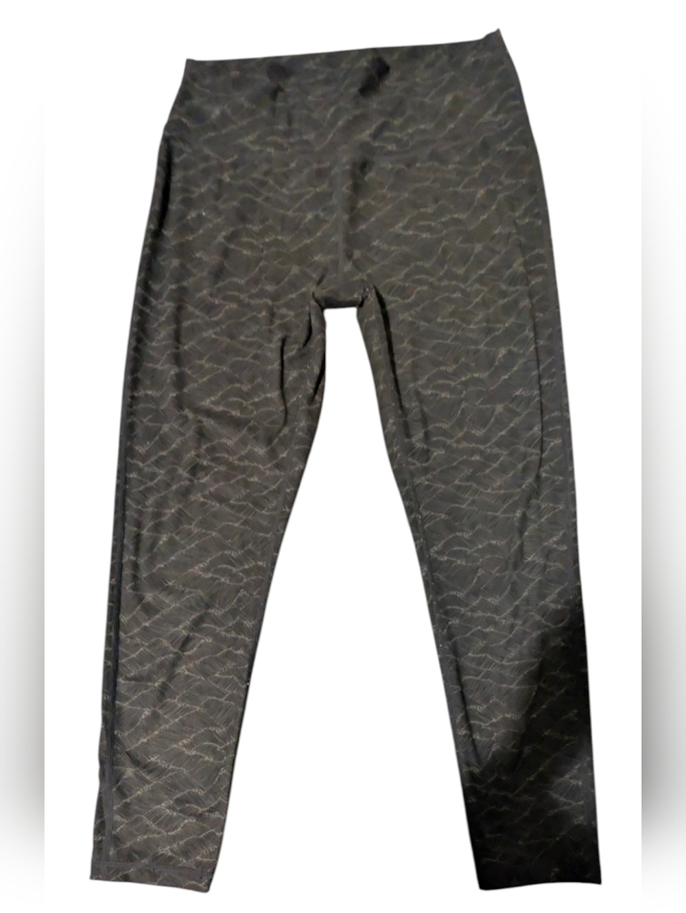 Vuori Vibes Mid-Rise Legging Charcoal Wave Womens Medium Gym Yoga Casual - Picture 11 of 13